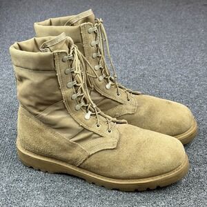 Rocky 789 Army Combat Boots Sz 15 N Tactical Military Tan Hot Weather USA Vibram